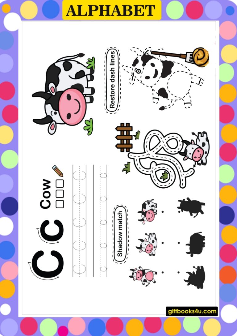 Alphabet C – Learning and Writing Worksheet