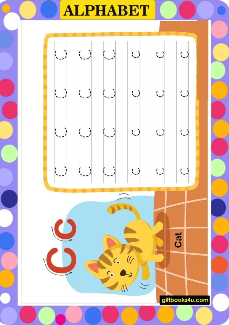 Alphabet C Learning and Writing Worksheet
